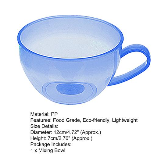 Mixing Bowl Food Grade Stackable PP Wide Application Mixing Bowl Cream Butter Bowl for Household