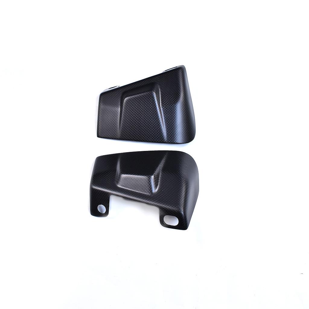 Universal Carbon Fiber Motorcycle Front Brake Caliper Air Guide Radiator Accessory