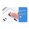 Aug. Universal Power Strip EU Plug 1.8M Extension Cord With USB-C & USB Ports Multi-Outlet Electrical Socket Black