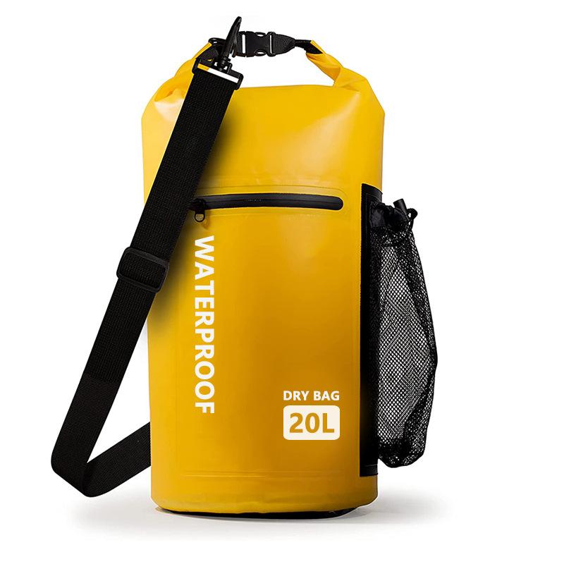 Factory Custom Large 10L PVC IPX6 Waterproof Foldable Portable Backpack & Dry Bag for Hiking Camping Boating QIHANG All Seasons