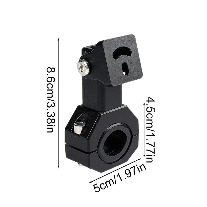 Motorcycle Light Bracket Aluminum Alloy Heavy-Duty Electric Scooter LED Light Mounting Bracket For Night Highway Riding Touring