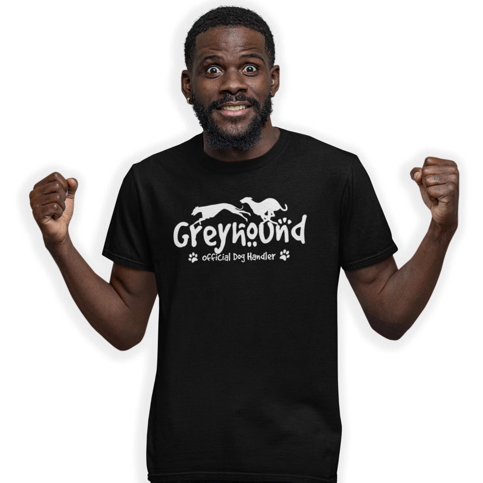 Greyhound Official Dog Handler T-Shirt Dog Lover Birthday Gift S