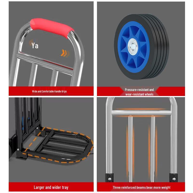Foldable Reinforced Hand Cart
