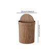 Trash Can Garbage Container Large Capacity Round Stylish Waste Basket Storage
