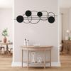 Geometric Metal Wall Art Large Circular Sculpture Home Decor Luxury Ornament Housewarming Birthday Gift
