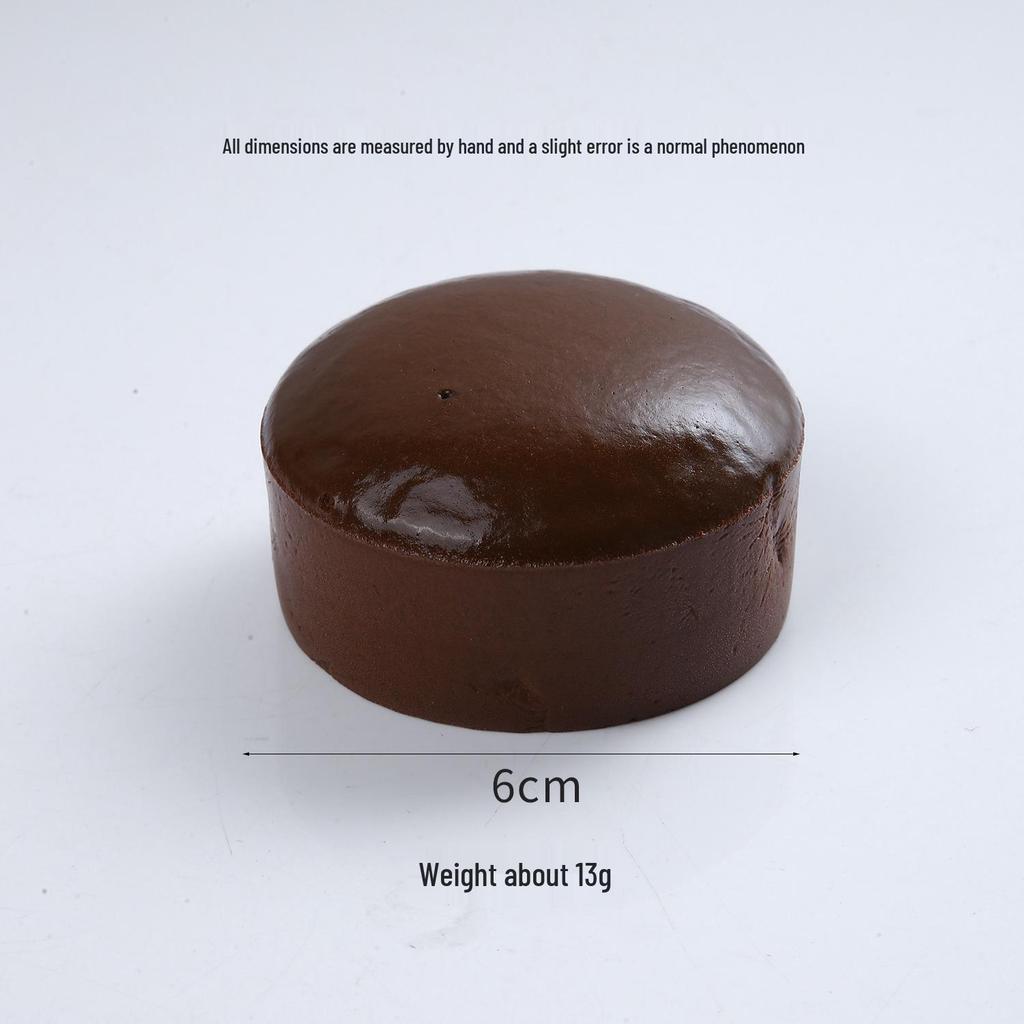 Small PU Slow Rebound Sticky Bread Toy - Little Red Book Style Squeeze Cake