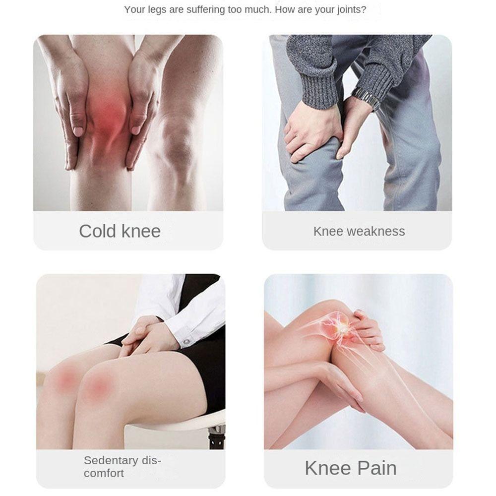 1 Pair Kneecap Support Knee Sleeve Cotton Knitted Knee Protector Plush Leg Warmers  Spring Running