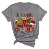 Christmas Printed Fashionable Women's T-shirt Christmas Trend Pure Cotton Casual Sportswear T-Shirts Women’s
