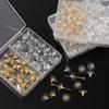 120pcs/Box Rubber Ear Backs Stopper Earnuts Stud Earring Back Supplies for DIY Jewelry Findings Making Accessories Wholesale
