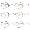 Bequeme Blaulichtfilterbrille Ultraleichte Metall Quadratische Brille Augenschutz Fassung Brillen Herren Damen