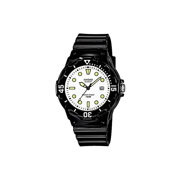 CASIO Women s YOUTH 34.2mm White Watch LRW-200H-7E1 LRW-200H-7E1 Black Strap