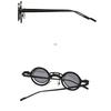 Round Metal Frame Sunglasses Retros Trendy Light Weight Sunglasses with Sun Protecting for Outdoor Activity