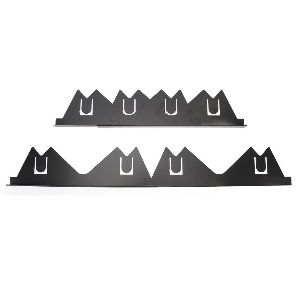 2 Pair Stainless Steel Stove Gap Covers Stove Gap Filler Range Trim Kit Heat Resistant Easy Clean Easy Adjustable