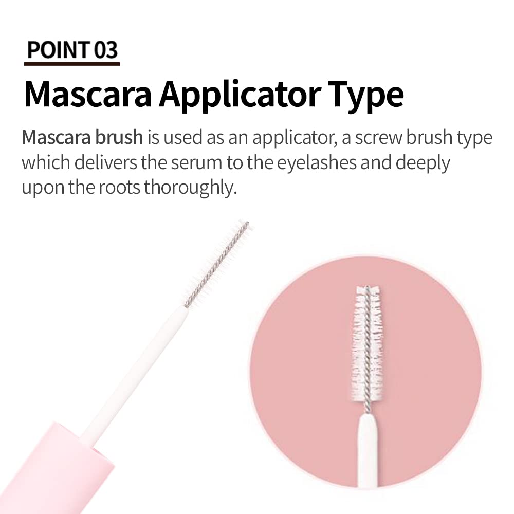 ETUDE My Lash Serum 0,3 fl.oz(9g)  Enkelt och Bekvämt Dagligt Ögonfransserum Utseende av Längre, Tjockare Ögonfransar