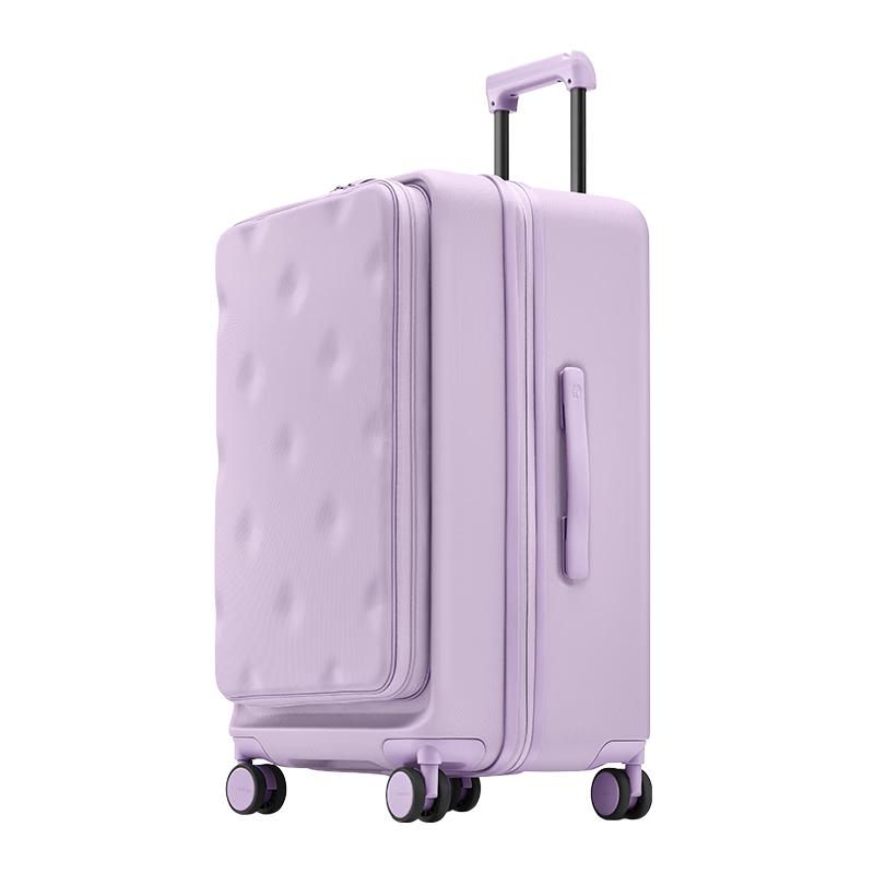 BULAIMEI Celebrity Style Side-Open Hardshell Luggage 20-inch Carry-on Expandable
