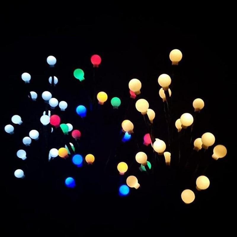 Solar-Stehleuchte, Gartendekoration, Glühwürmchen-Lampe, Ip65, wasserdicht, für Hof, Rasen, Lampe im Freien, Camping