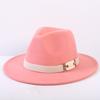 Popular European and American Classic Simple Flat-brimmed Top Hat Men's and Women's Fashionable and Elegant Versatile Jazz Hat Top Hat