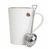 Stainless Steel Heart Shape Tea Herb Spice Infuser Spoon Strainer Filter Scoop