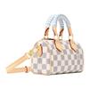 Louis Vuitton Borsa a Spalla, Borsa a Tracolla, Borsa a Mano da Donna NANO SPEEDY in Tela Rivestita, Beige N40918