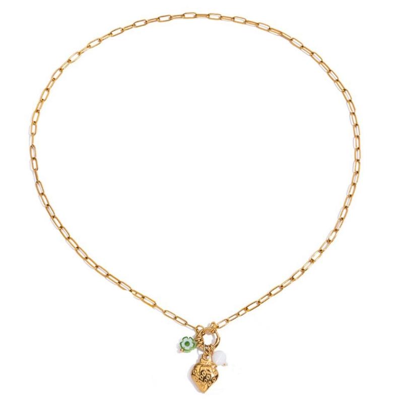 

Modern Stainless Steel Fruit Necklace Trendy Minimalists Jewelry for Everyday Wear and Special Occasions