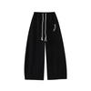 Retro Drawstring Wide-leg Sweatpants Women's Spring, Autumn and Winter New High-waisted Loose and Versatile Casual Mopping Pants