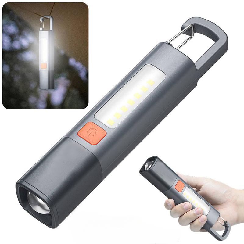 Powerful LED Flashlight Rechargeable USB 18650 Waterproof Zoom Fishing Hunting Camping 100,000 Lumens Tactical Flashlight LED