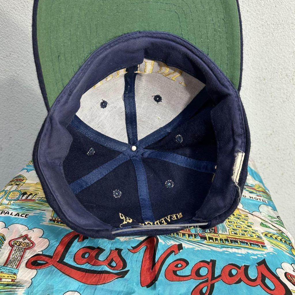 [USED] OLD Wool Baseball Cap 90s 00s Y2K Corporate Logo
