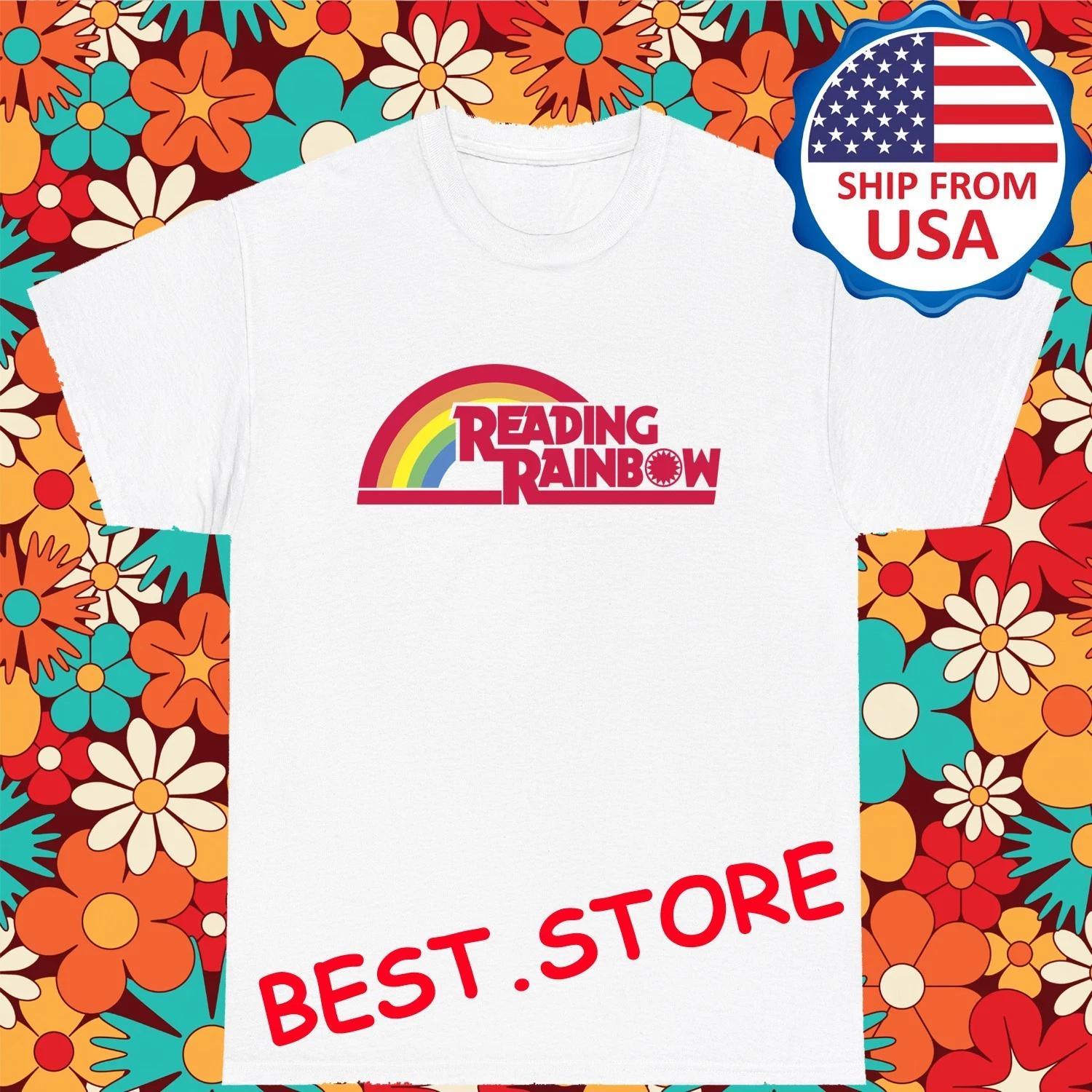 Reading Rainbow Tv Show Men s White Size S-5XL XL