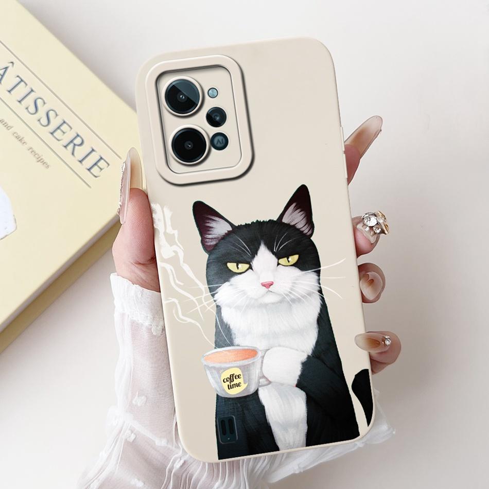 For Realme C31 Case RealmeC31 C 31 4G RMX3501 2022 Cute Cartoon Camera Protective Shockproof Soft Silicon Phone Cases