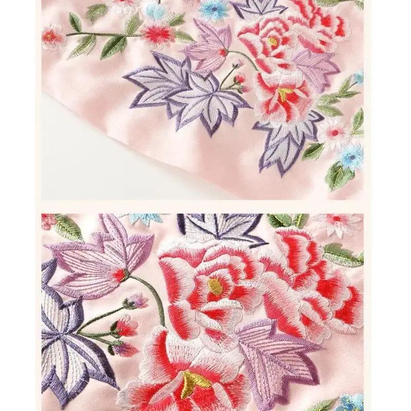 Women Loose Elegant Autumn Ethnic Style Tang Suit Embroidery Vintage Chinese Tops