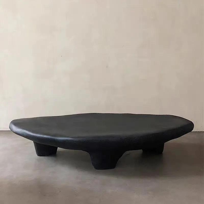 Steel Irregular Coffee Table Minimalist Sofa Black Living Room Table Tea Floor Table Living Room Furnitures