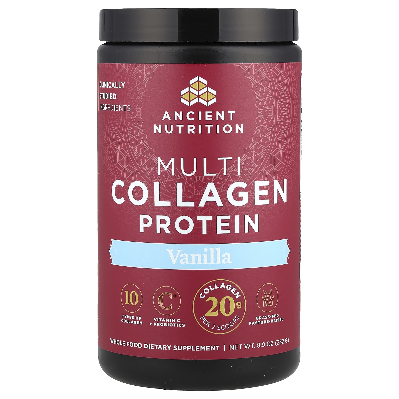 

Multi Collagen Protein, Vanilla, 252G(8.9Oz)
