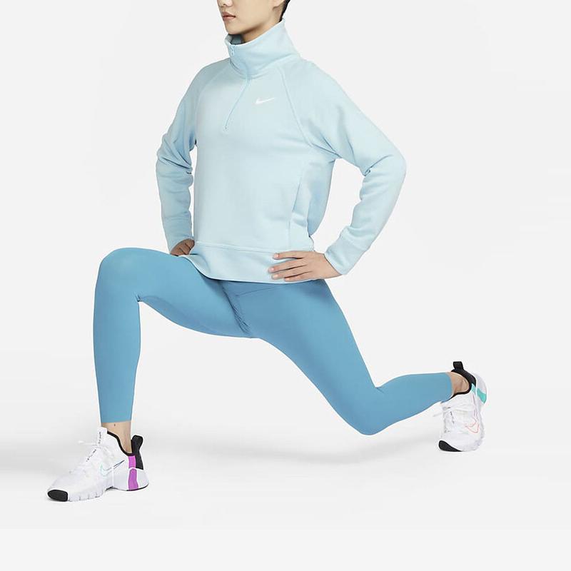 Nike Jackets Women's Ecstatic Ocean Blue Stand Collar Moderate Other FD9930-442