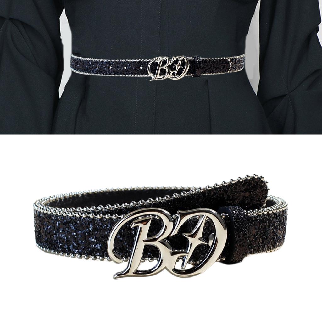 Blingbling Waist Belt for Street Dance Jean Belt Livehouse Punk Waist Chain Stunning Glitter