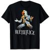 Beetlejuice Sitting Portrait MOVIE BLACK T-Shirt 1907