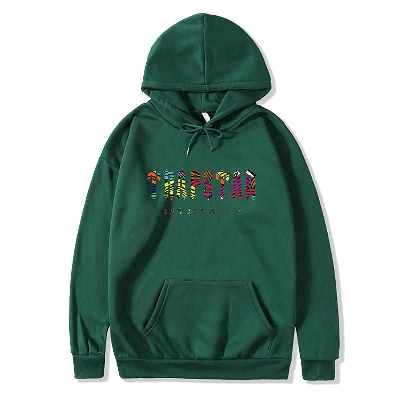 Sweater trendy brand printed hoodie autumn and winter sweater top