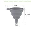 Food Grade Silicone Funnel Mini Silicone Folding Funnel Practical Kitchen Liquid Dispensing Mini Funnel Portable Kitchen Tools