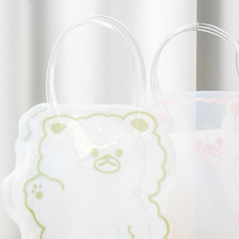 Daiso Medvěd Průhledná taška