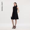 Langzi Sleeveless Mock Neck Dress
