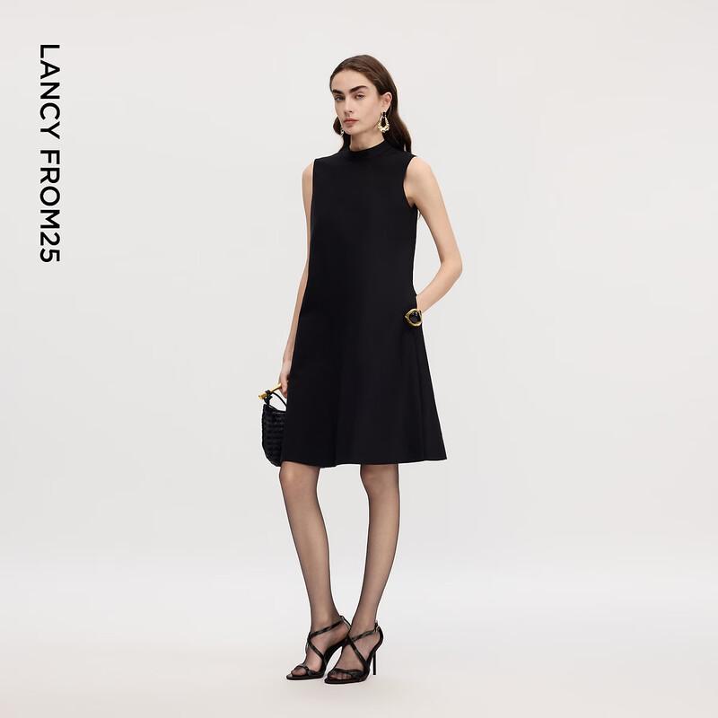 Langzi Sleeveless Mock Neck Dress