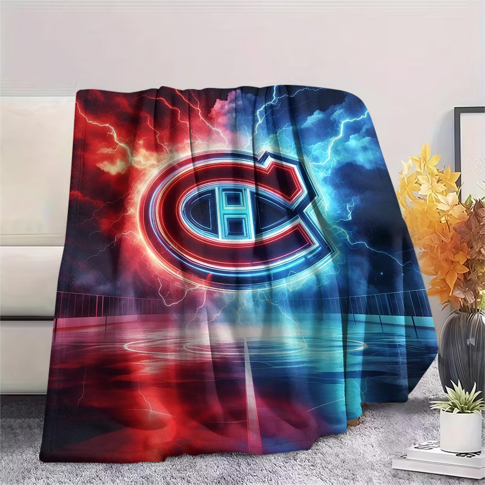 Montreal Canadiens2 Flannel Blanket, High Quality Comfortable for All Seasons, Home Decor, Warmth and Comfort