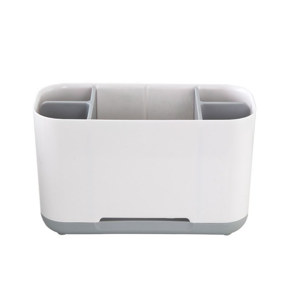 

Многофункциональный держатель для зубной пасты, легкоочищаемый поднос для мыла, простой держатель для мыльницы на столешницу Gray-Large Toothbrush Holder