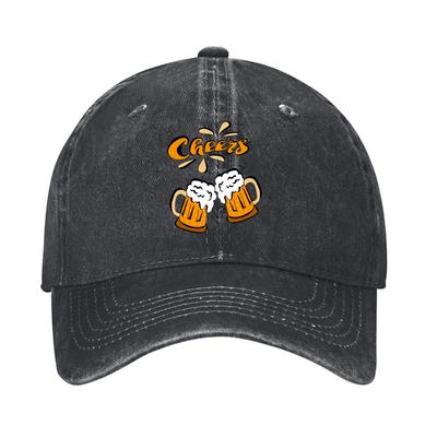 Fashionable Retro Denim Baseball Cap for Men and Women, Trendy Sun Protection Hat