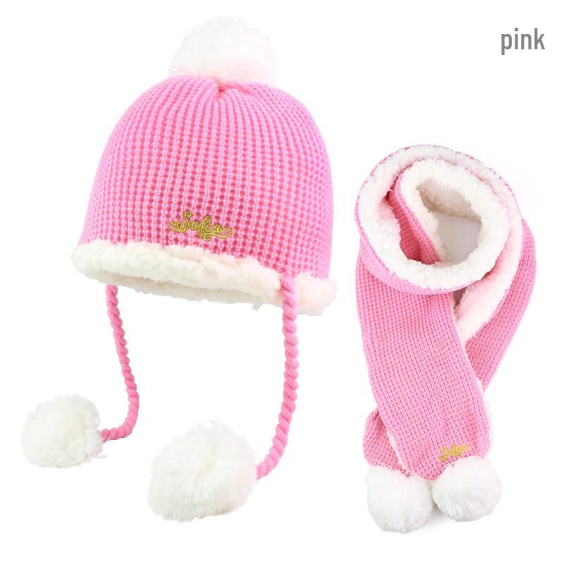 Зимняя коллекция плюшевых шапок и шарфов Barbie для детей