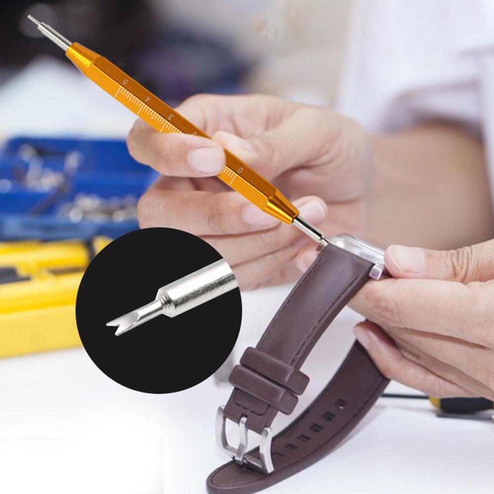 Double Ended Watch Pin Remover Watch Strap Installation Strap Opener As Picture Spring Bar Remover Clear Scale Detachable Bits