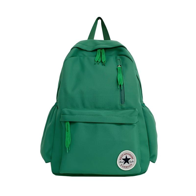Mochila Simples de Grande Capacidade para Alunos do Ensino Fundamental II e Médio, Bolsa de Ombro Duplo para Estudantes