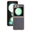 For Samsung Galaxy Z Flip7 FE 5G/Z Flip6 5G Case Electroplating Phone Cover Glitter Surface Design PU+TPU Protective Case