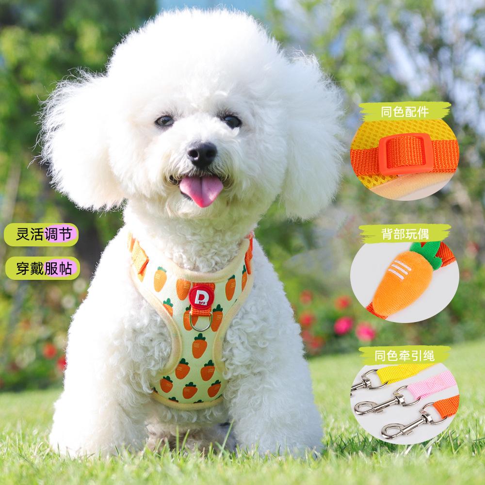 

Pet Products New Dog Leash Walking Dog Leash Does Not Restrain Hands Adjustable High-value Pet Chest Strap S