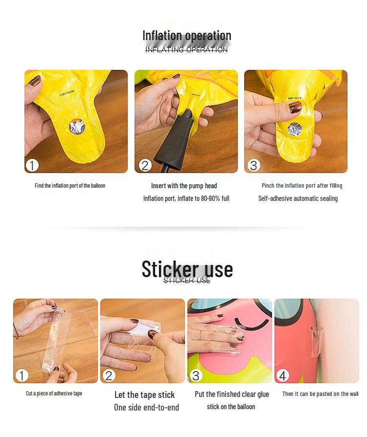 Halloween Theme Balloons and Pumpkin Lanterns for Indoor Decoration and Wall Scene Layout