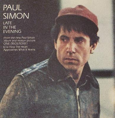 7palcová deska PAUL SIMON - Late In The Evening / How The Heart K17666 Warner Bros. Re 1980 UK Rock Used
